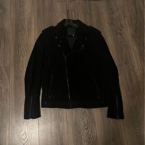 Blank NYC black suede biker jacket